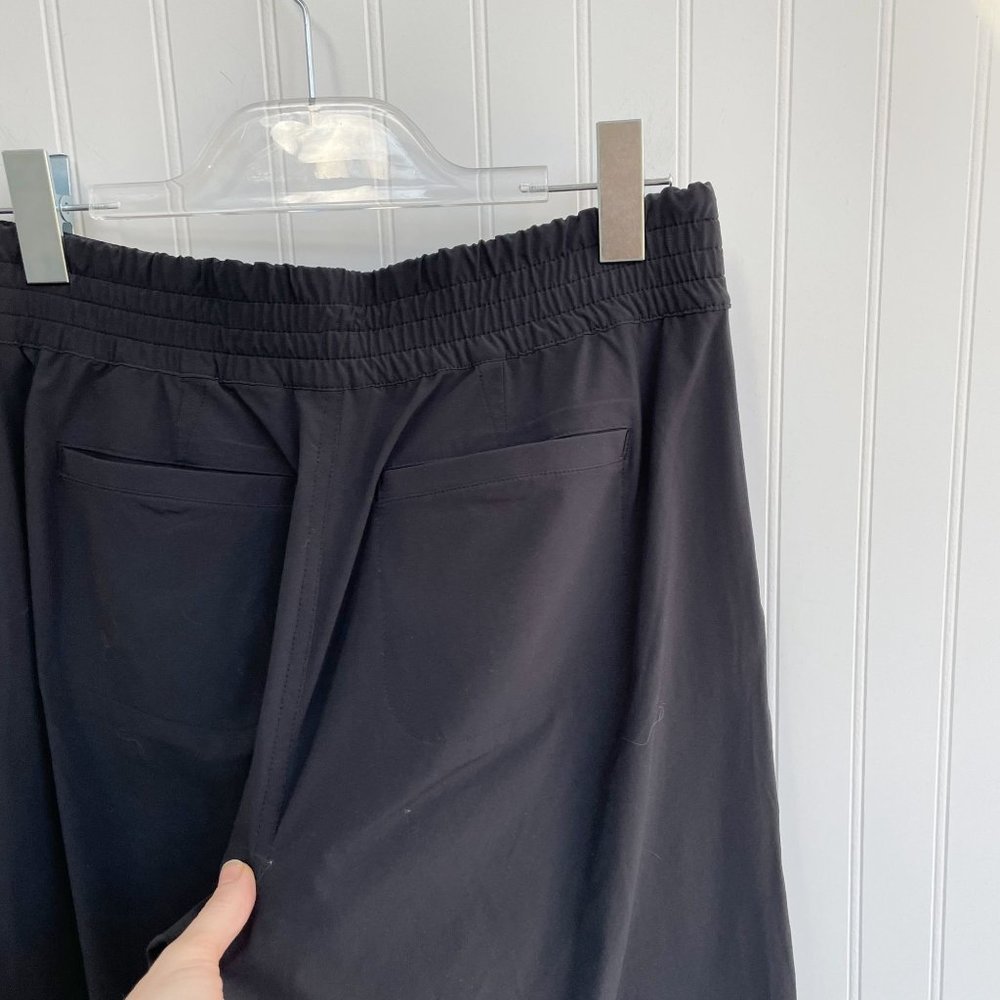 Athleta Chelsea Wide Leg Pants Black Size 4 Lounge Athleisure - Picture 6 of 9